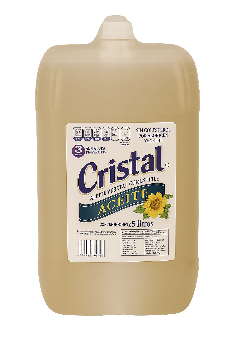Compra Aceite Cristal vegetal comestible – galón 5L